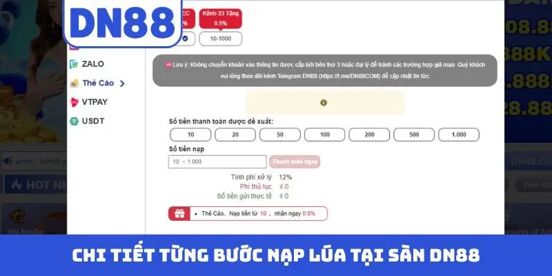 Nạp Tiền DN88 | Hướng Dẫn Quy Trình Giao Dịch Đúng Chuẩn 2026 - Pavin