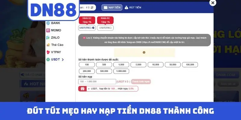 Nạp Tiền DN88 | Hướng Dẫn Quy Trình Giao Dịch Đúng Chuẩn 2026 - Pavin