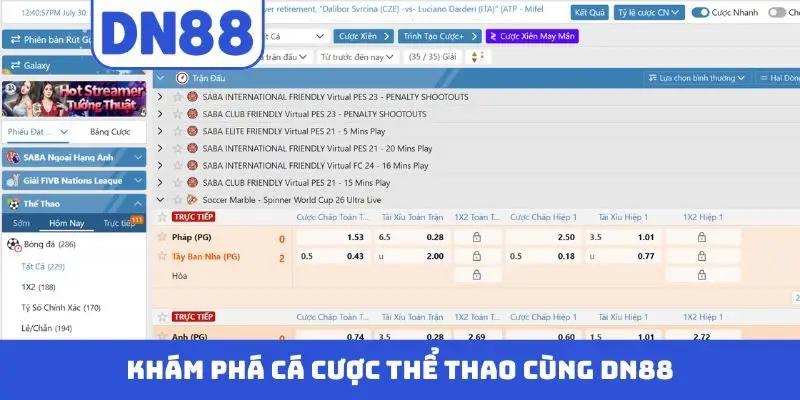 Thể Thao DN88 - Cá Cược Đẳng Cấp Cùng Nhà Cái Uy Tín - Pavin