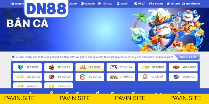 Bắn Cá DN88 - Săn Kho Báu Dưới Đại Dương Huyền Bí - Pavin